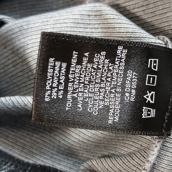 Black and White Checkered Pull-on Pants Womens Small (Tag Missing) Office Casual - Picture 3 of 4